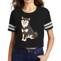 Black And Tan Shiba Lovers Shiba Inu Dog Mom T Shirt Scorecard Crop Tee | Artistshot