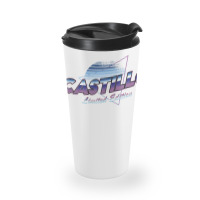 Castillo Name Shirt Aesthetic Vaporwave 80s 90s Surname T Shirt Travel Mug | Artistshot