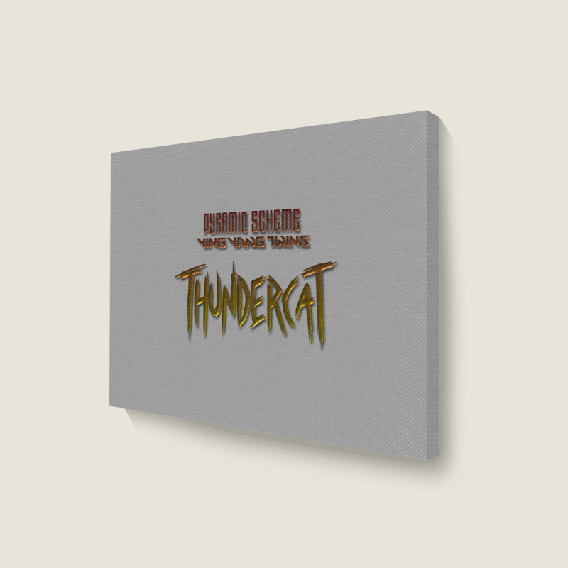 Pyramid Scheme & Ying Yang Twins – Thundercat Landscape Canvas Print | Artistshot