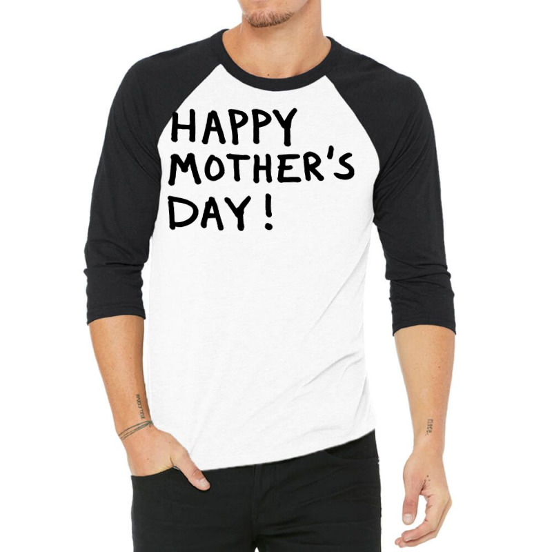 Happy Mothers 3/4 Sleeve Shirt | Artistshot