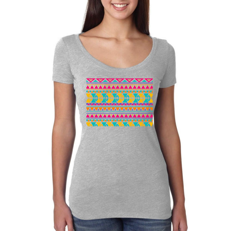 Pattern Overload Women's Triblend Scoop T-shirt by fandysr88 | Artistshot