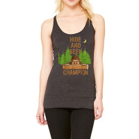 Bigfoot Hide And Seek Champion Funny Sasquatch Forest T Shirt Racerback Tank | Artistshot