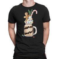 Gingerbread Man Candy Monstershake T  Shirt Christmas Gingerbread Choc T-shirt | Artistshot