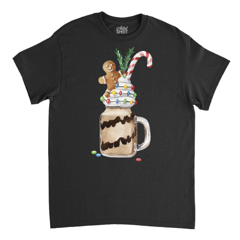 Gingerbread Man Candy Monstershake T  Shirt Christmas Gingerbread Choc Classic T-shirt by salesmanhuh | Artistshot