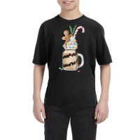 Gingerbread Man Candy Monstershake T  Shirt Christmas Gingerbread Choc Youth Tee | Artistshot