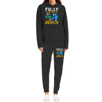 Jesus Christ Christian Jesus Fully Vaccinated By The Blood Of Jesus Sh Hoodie & Jogger Set | Artistshot