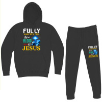 Jesus Christ Christian Jesus Fully Vaccinated By The Blood Of Jesus Sh Hoodie & Jogger Set | Artistshot