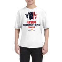 Usa Soccer 2021 Champions Concacaf Gold Cup Youth Tee | Artistshot