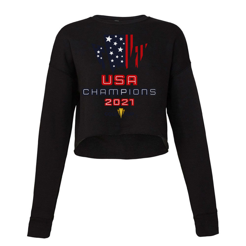 Usa Soccer 2021 Champions Concacaf Gold Cup Cropped Sweater | Artistshot