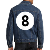 Pool Ball 8 Matching Billiards Gift Easy Halloween Costume T Shirt Men Denim Jacket | Artistshot