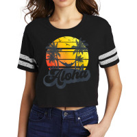 Aloha Hawaii Hawaiian Island Shirt Palm Trees Beach Vacation T Shirt Scorecard Crop Tee | Artistshot