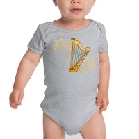 Harp Player Girls Harpist Women Men Music Harp T Shirt Baby Bodysuit | Artistshot