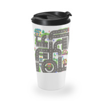 Kid Play Cars On Dad Back Race Track Mat Fathers Day T Shirt Travel Mug | Artistshot