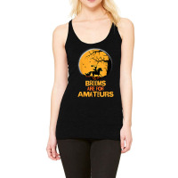 Horse Brooms Are For Amateurs Funny Halloween Horse Lover Racerback Tank | Artistshot