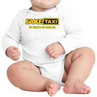 Fake Taxi   No Money No Problem   Taxi Driver Gift T Shirt Long Sleeve Baby Bodysuit | Artistshot