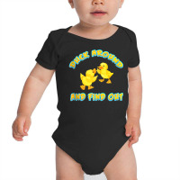 Duck Around And Find Out Funny Sarcastic Jokes Tank Top Baby Bodysuit | Artistshot