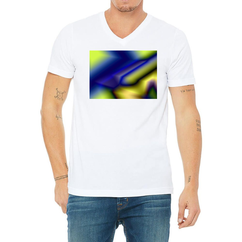 Multicolor Gradient Background For Cover Template, Blurred, Etc V-Neck Tee by argo | Artistshot