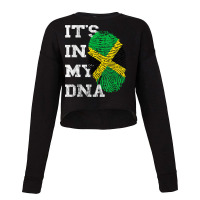 It's In My Dna Jamaica Genetic Jamaican Roots Jamaican Pride T Shirt Cropped Sweater | Artistshot