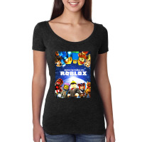 Inside The World Of Games Women's Triblend Scoop T-shirt | Artistshot