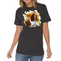 Dog English Cocker Spaniel Dog Digital Art Puppy Animal Paw Vintage T-shirt | Artistshot