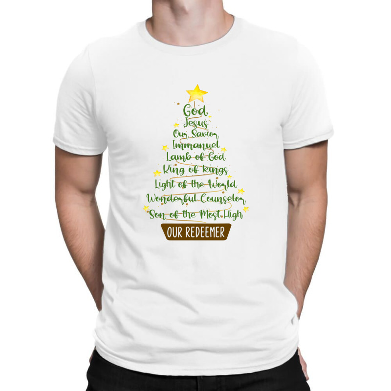 Christian Name Of Jesusour Saviorlamp Of Godking Of Kings Christmas T-Shirt by afganfahreza | Artistshot