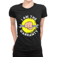 Mechanic Funny Mechanic I Am The Warranty Broken Diesel Truck Parts Ladies Fitted T-shirt | Artistshot