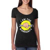 Mechanic Funny Mechanic I Am The Warranty Broken Diesel Truck Parts Women's Triblend Scoop T-shirt | Artistshot