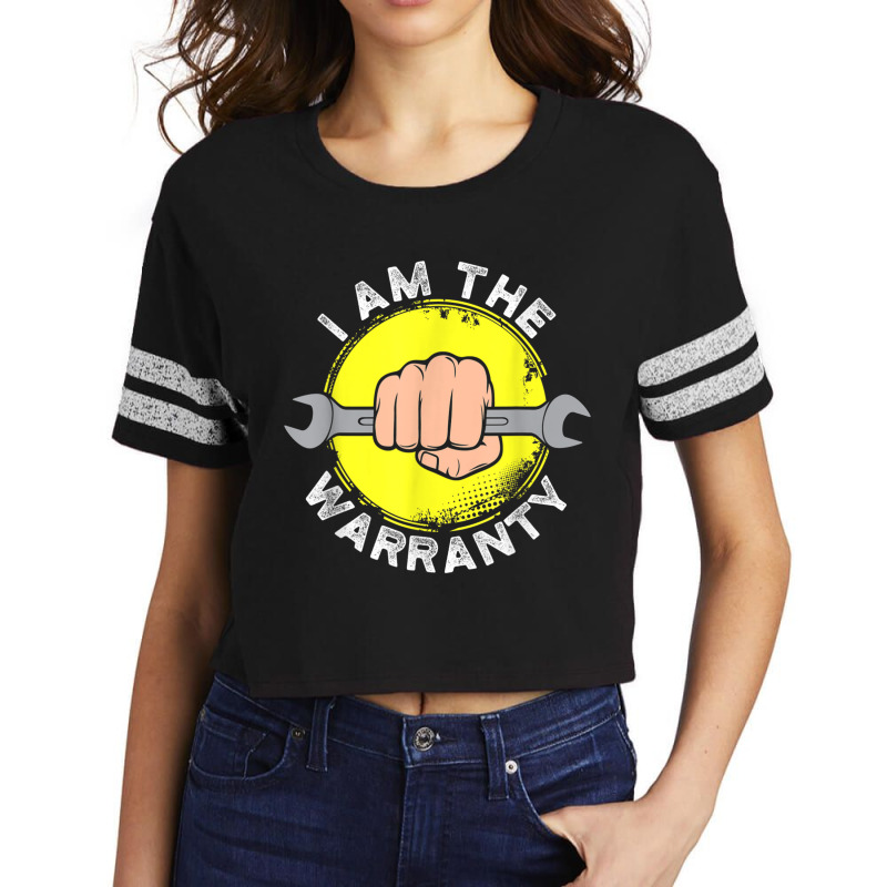 Mechanic Funny Mechanic I Am The Warranty Broken Diesel Truck Parts Scorecard Crop Tee by criticizematter | Artistshot