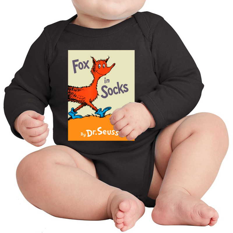 Dr. Seuss  In Socks Book Cover Long Sleeve Baby Bodysuit by LemonTees | Artistshot