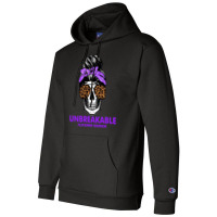 Alzheimers Unbreakable Alzheimer Warrior Skull Halloweenfor Woman 22 A Champion Hoodie | Artistshot