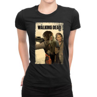 The Walking Dead Season 11b Key Art T Shirt Ladies Fitted T-shirt | Artistshot