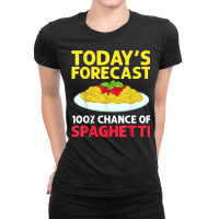 Spaghetti Pasta Noodles Sauce Recipes Italian Meatballs T Shirt Ladies Fitted T-shirt | Artistshot