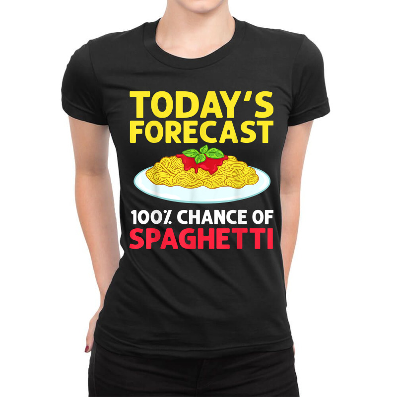 Spaghetti Pasta Noodles Sauce Recipes Italian Meatballs T Shirt Ladies Fitted T-Shirt by kasaqcsegurc | Artistshot