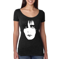 Siouxsie And The Banshees Sioux Face Post Punk Women's Triblend Scoop T-shirt | Artistshot