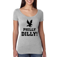 Philly Dilly Women's Triblend Scoop T-shirt | Artistshot