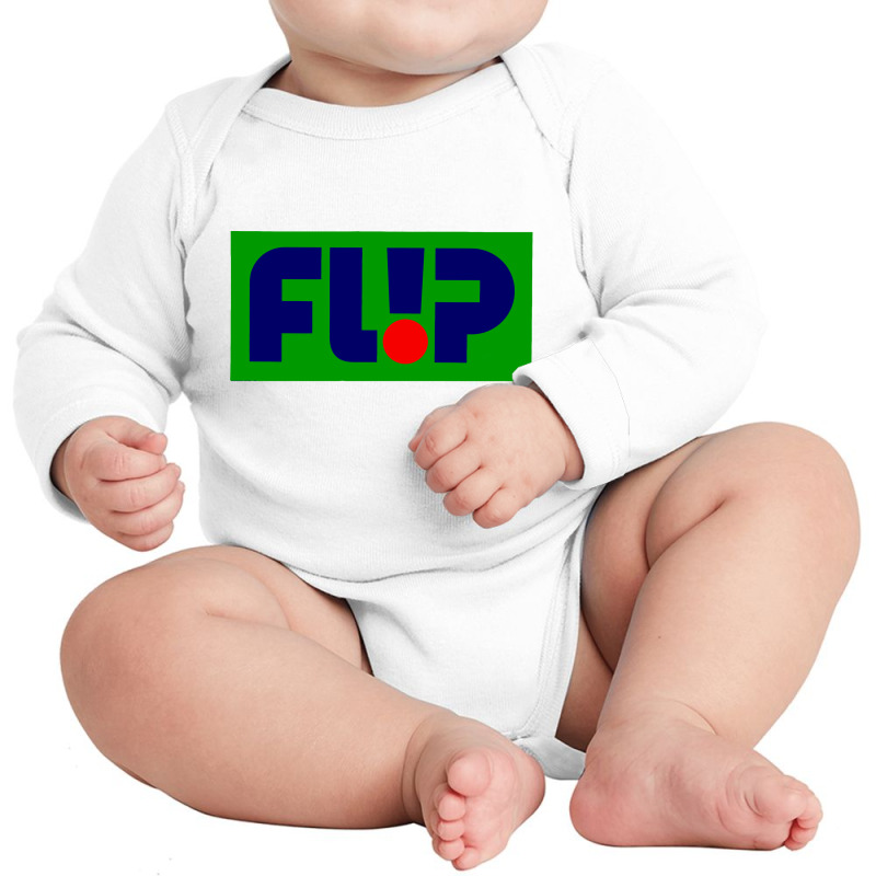 Flip Green Long Sleeve Baby Bodysuit | Artistshot