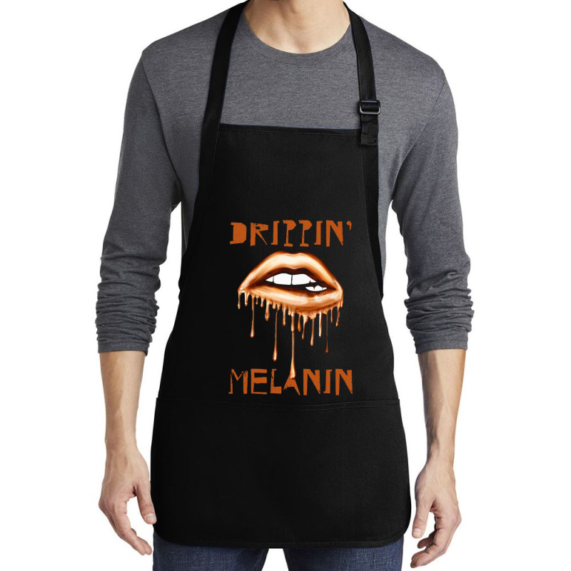 Drippin' Melanin Medium-length Apron | Artistshot