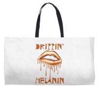 Drippin' Melanin Weekender Totes | Artistshot