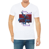 The Legend Of Vox Machina Percy Your Soul Is Forfeit T Shirt V-neck Tee | Artistshot