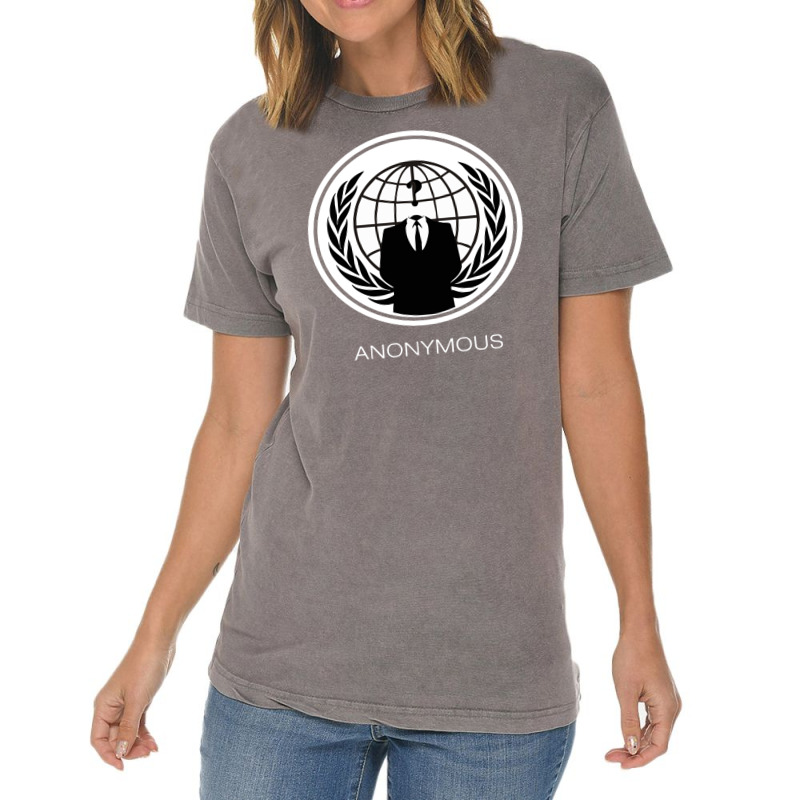 Anonymous Group Occupy Hacktivist Pipa Sopa Acta   V For Vendetta Vintage T-shirt | Artistshot