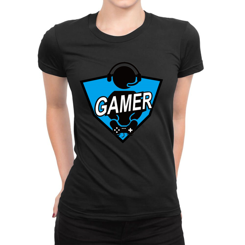 Stay Gamer Ladies Fitted T-Shirt by love | Artistshot