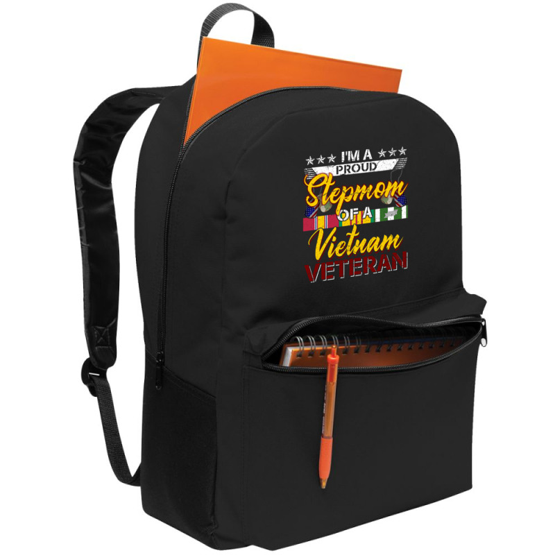 Vietnam Veteran Shirts Proud Stepmomtees Men Boys Gifts Backpack | Artistshot