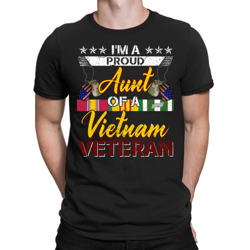 Vietnam Veteran Shirts Proud Aunt Tees Men Boys Gifts T-shirt | Artistshot