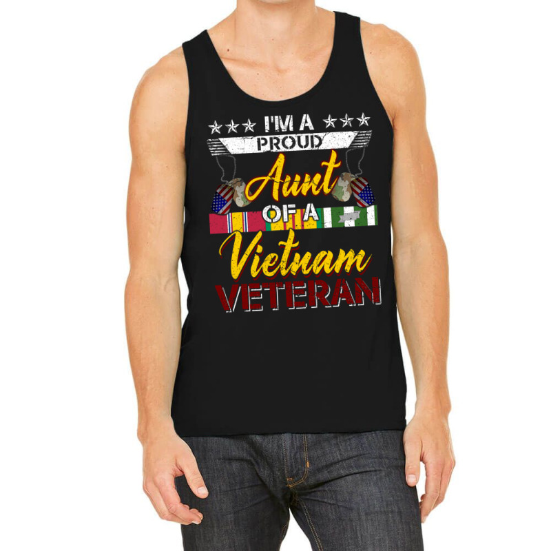 Vietnam Veteran Shirts Proud Aunt Tees Men Boys Gifts Tank Top | Artistshot