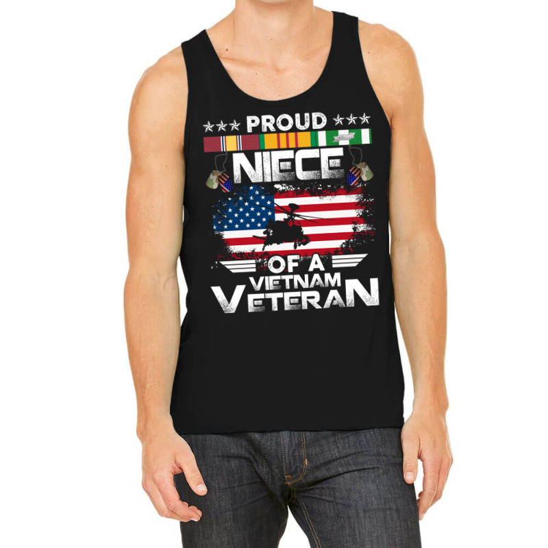 Vietnam Veteran Shirts Proud Niece Tees Men Boys Gifts Tank Top | Artistshot