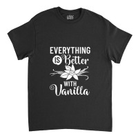 Vanilla Beans Extract Bourbon Ice Cream Paste Powder Classic T-shirt | Artistshot