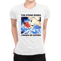 The Stone Roses I Wanna Be Adored [tw] Ladies Fitted T-shirt | Artistshot