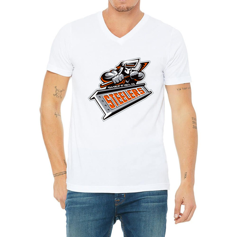 Sheffield,steelers V-Neck Tee by meong | Artistshot