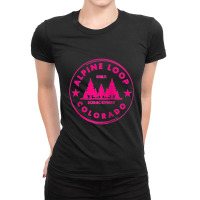 Alpine Loop Colorado Off Road 4x4   Retro Mile High Forest Raglan Base Ladies Fitted T-shirt | Artistshot