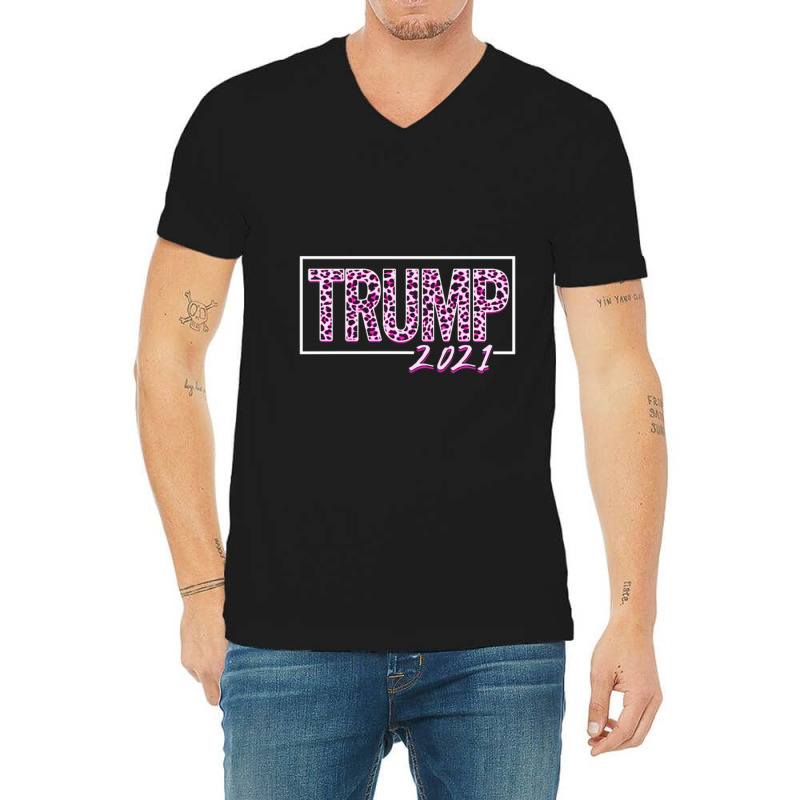 Trump 2021 For Dark V-neck Tee | Artistshot